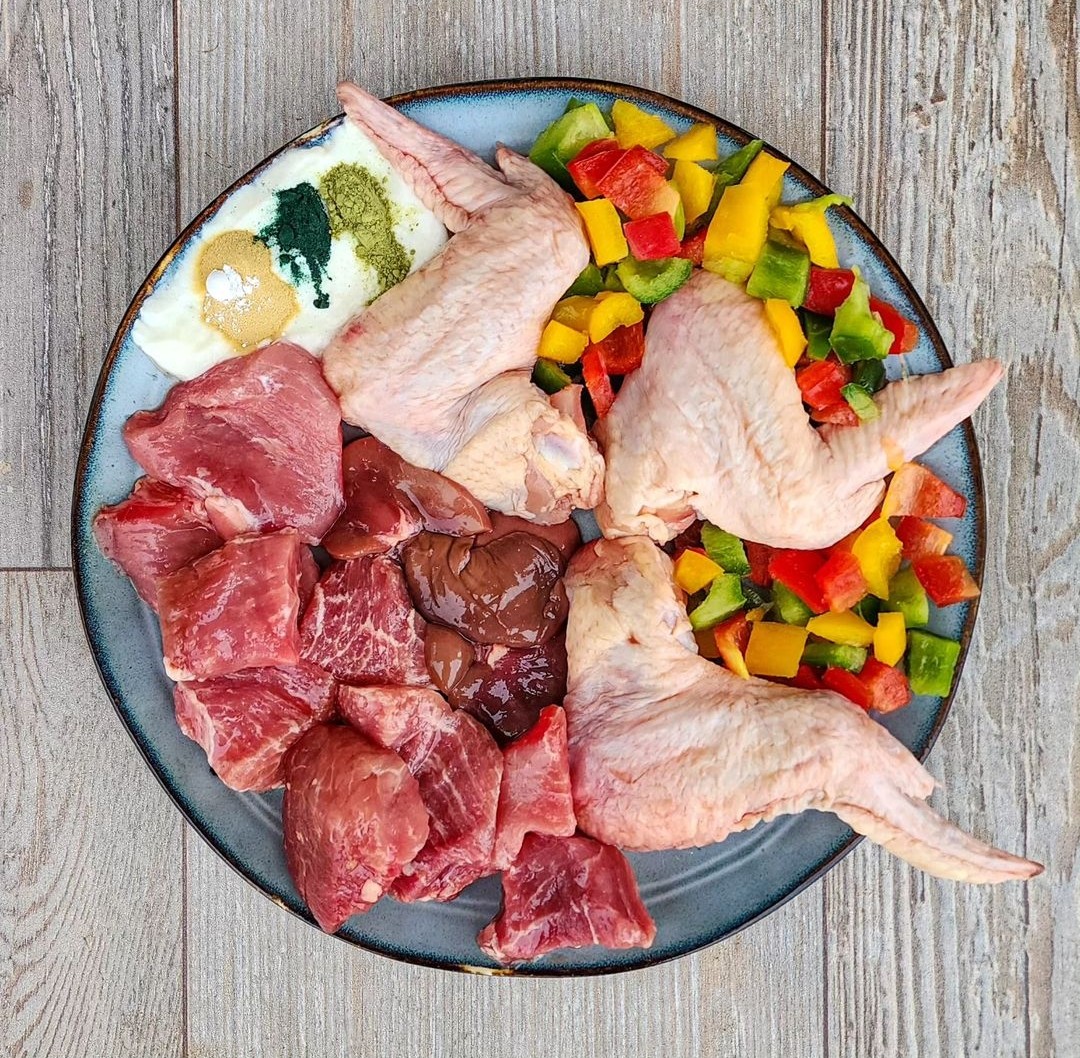 Alimentos frescos para perros